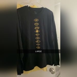 Large black long sleeve shirt